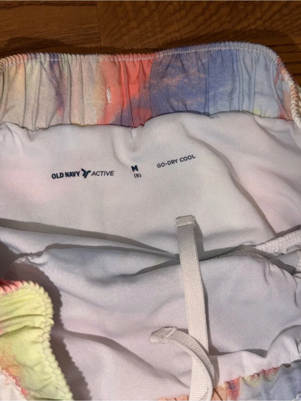 Old Navy Girls Tie-Dye Pastel Athletic Shorts